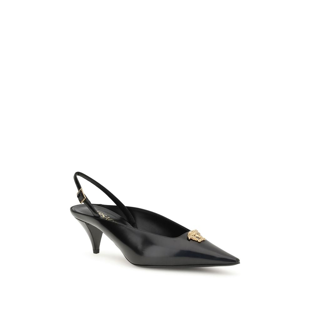 Escarpins Versace La Medusa noirs