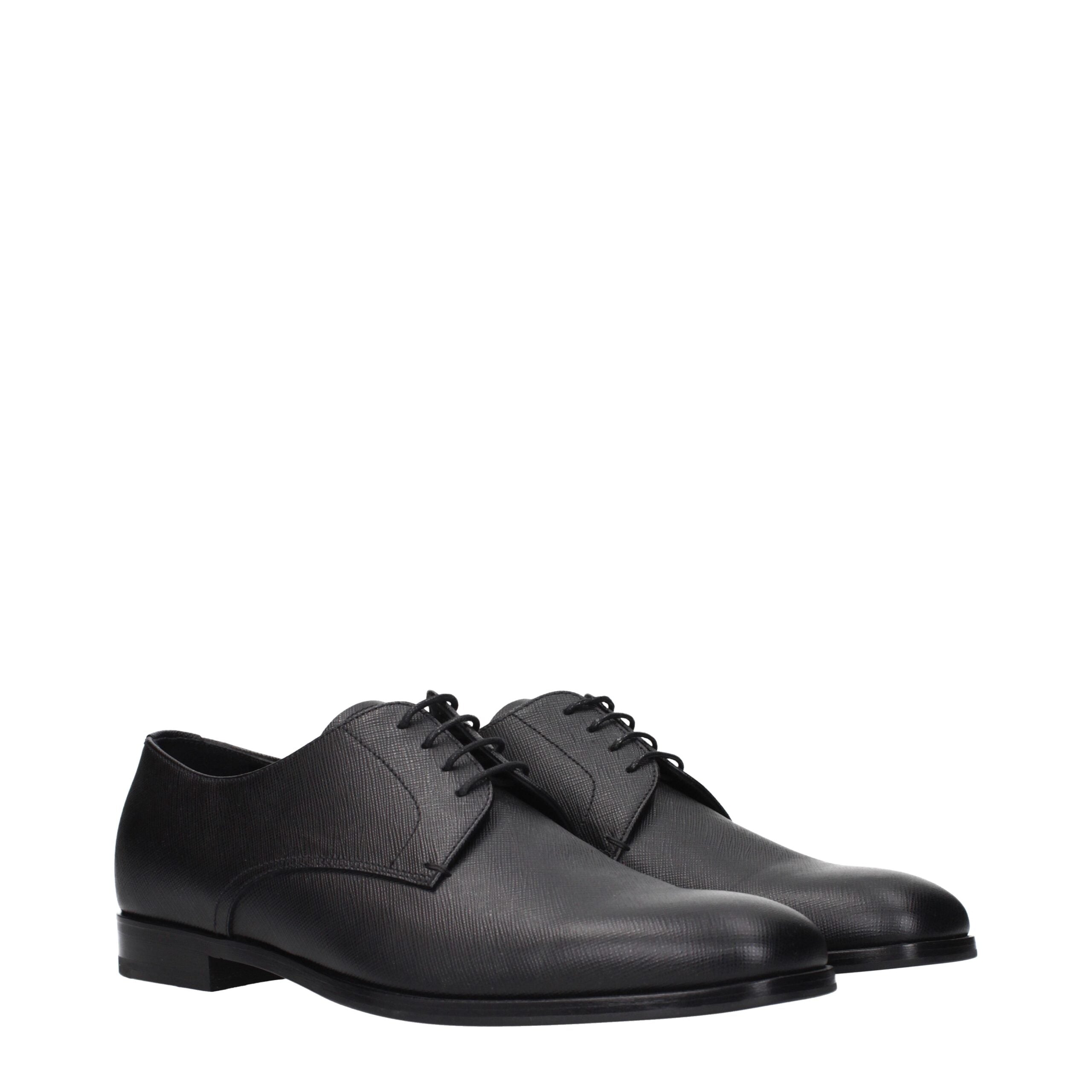 Oxfords Prada noirs