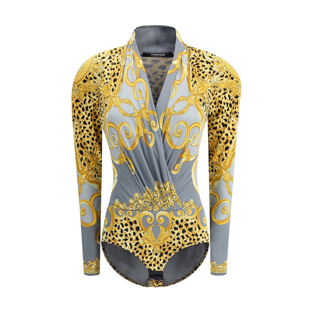 Bodysuit Versace imprimé léopard