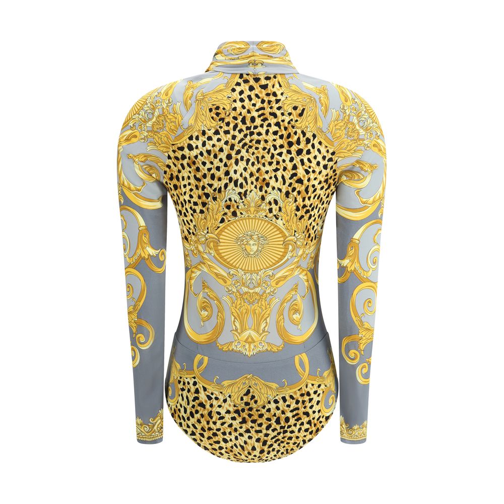 Bodysuit Versace imprimé léopard