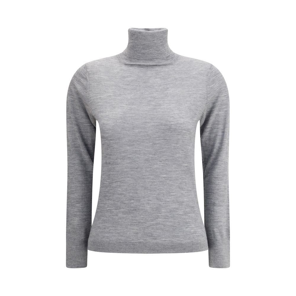 Pull Allude turtleneck gris mélange