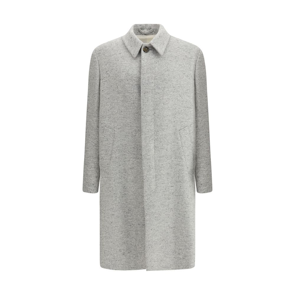 Manteau Lardini Herringbone gris