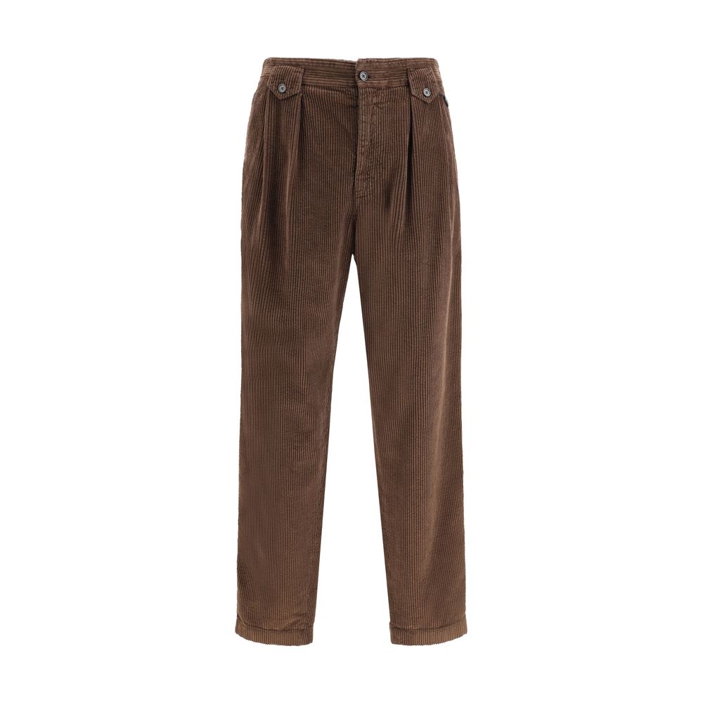 Pantalon beige corduroy