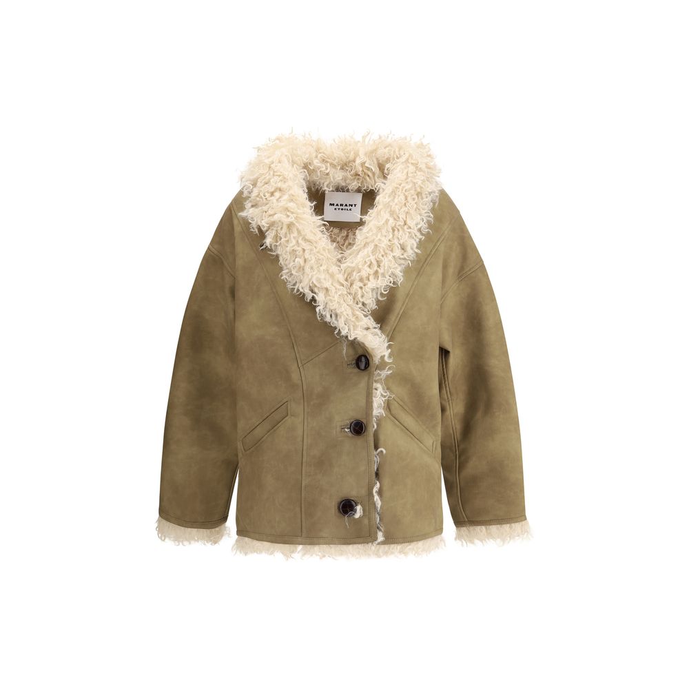 Manteau Marant Étoile Clea beige