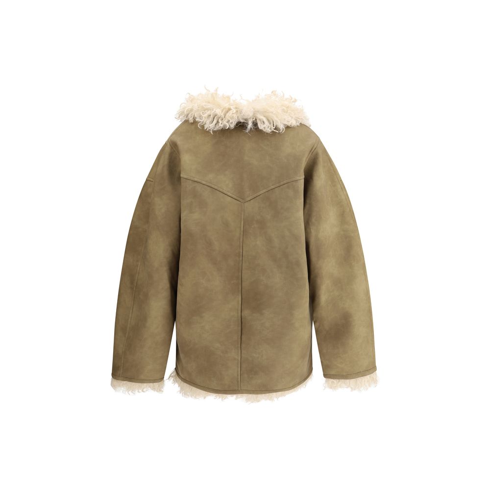 Manteau Marant Étoile Clea beige