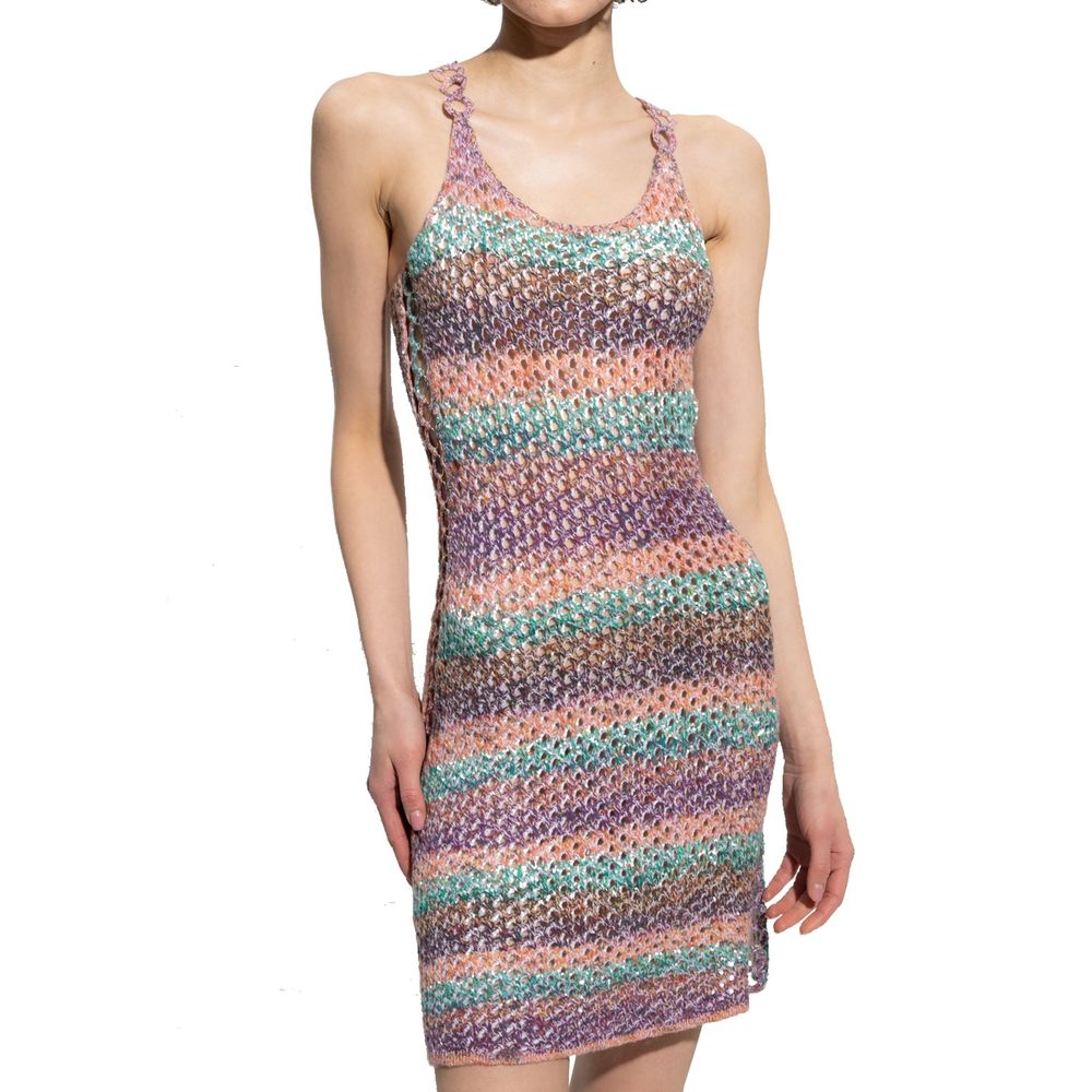 Robe Chloé Crochet Mini Multicolore