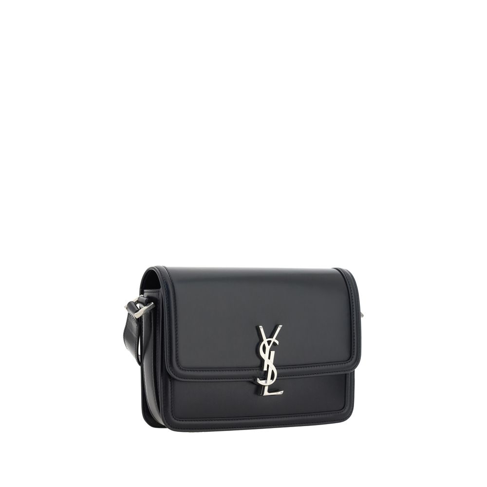 Sac porté épaule Saint Laurent Solferino noir