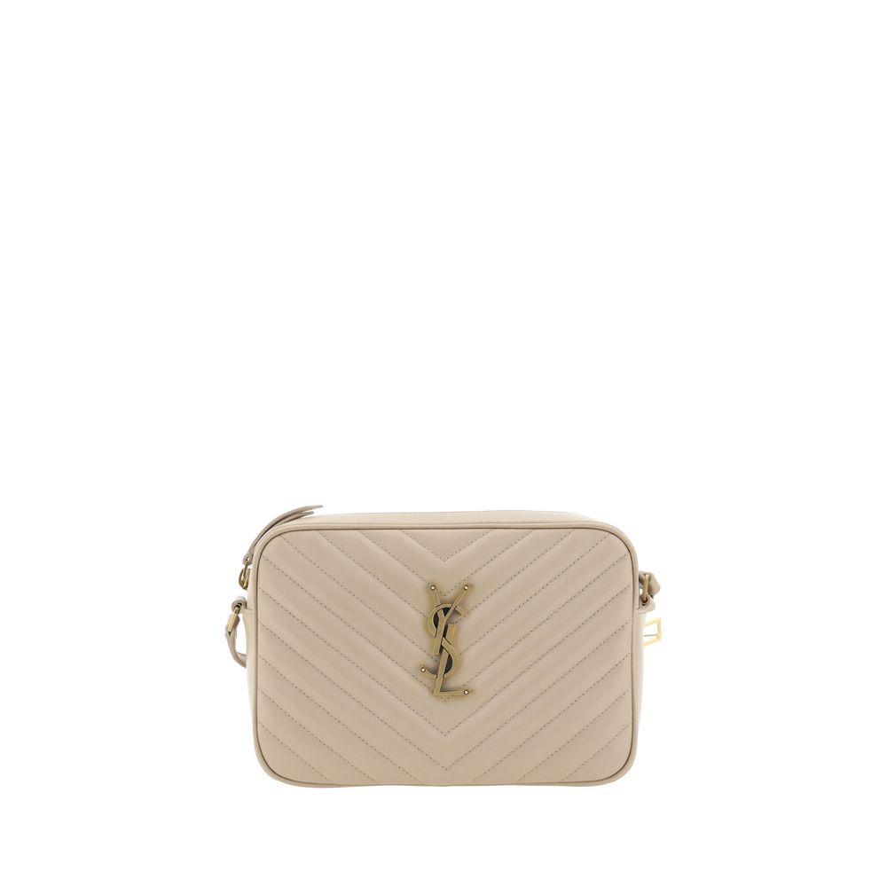 Sac bandoulière Saint Laurent LouLou beige