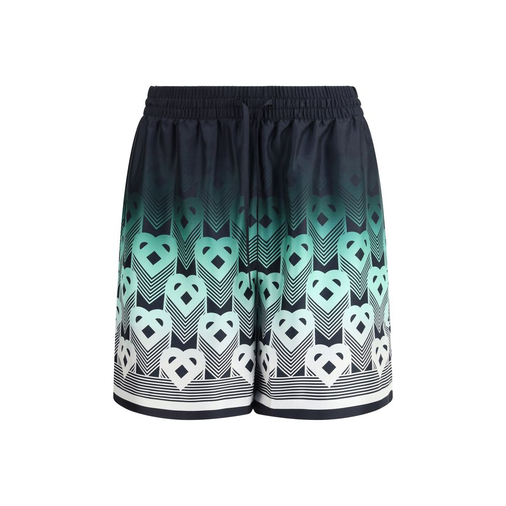 Shorts Casablanca Monogram dégradé verts