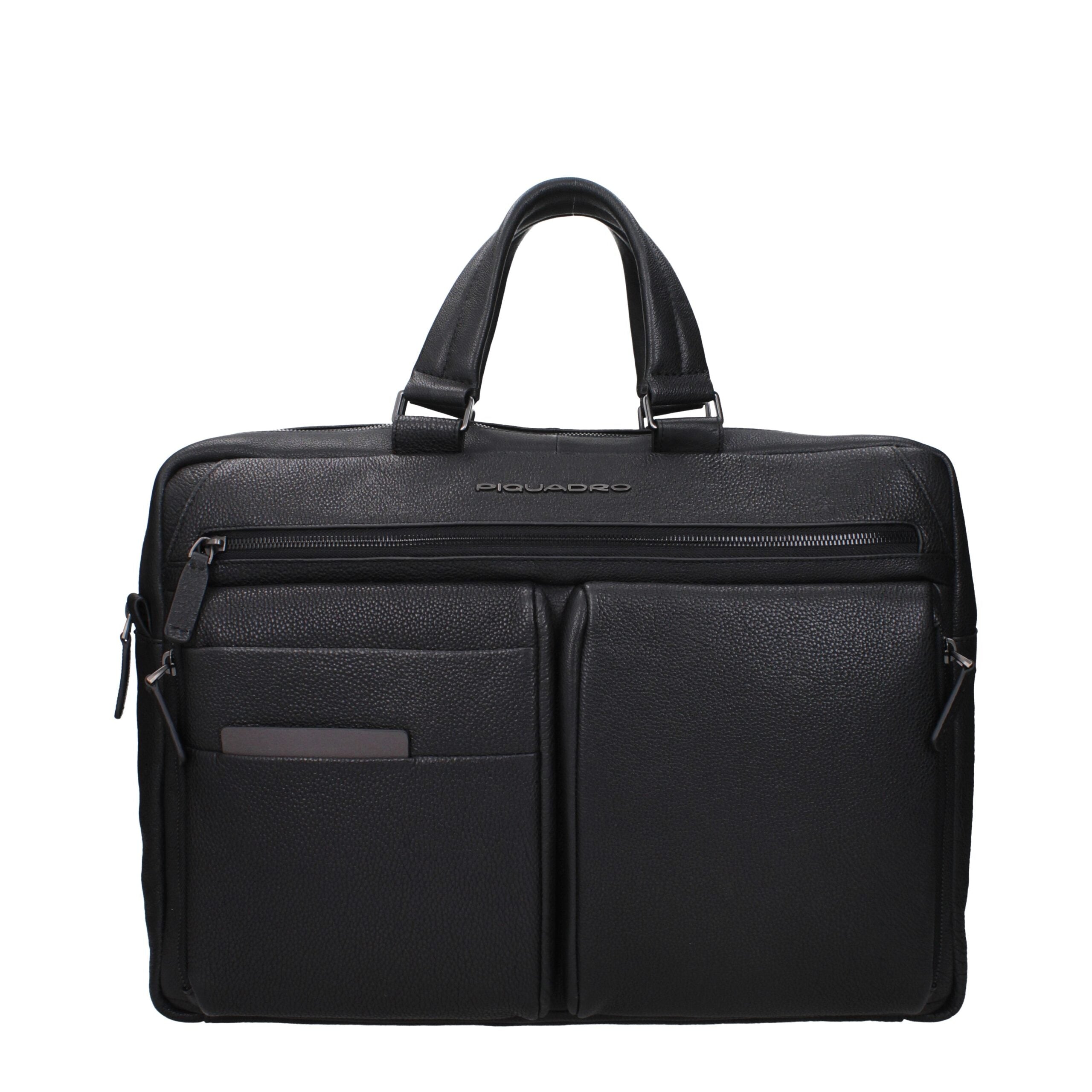Sacs à dos Piquadro cuir noirs
