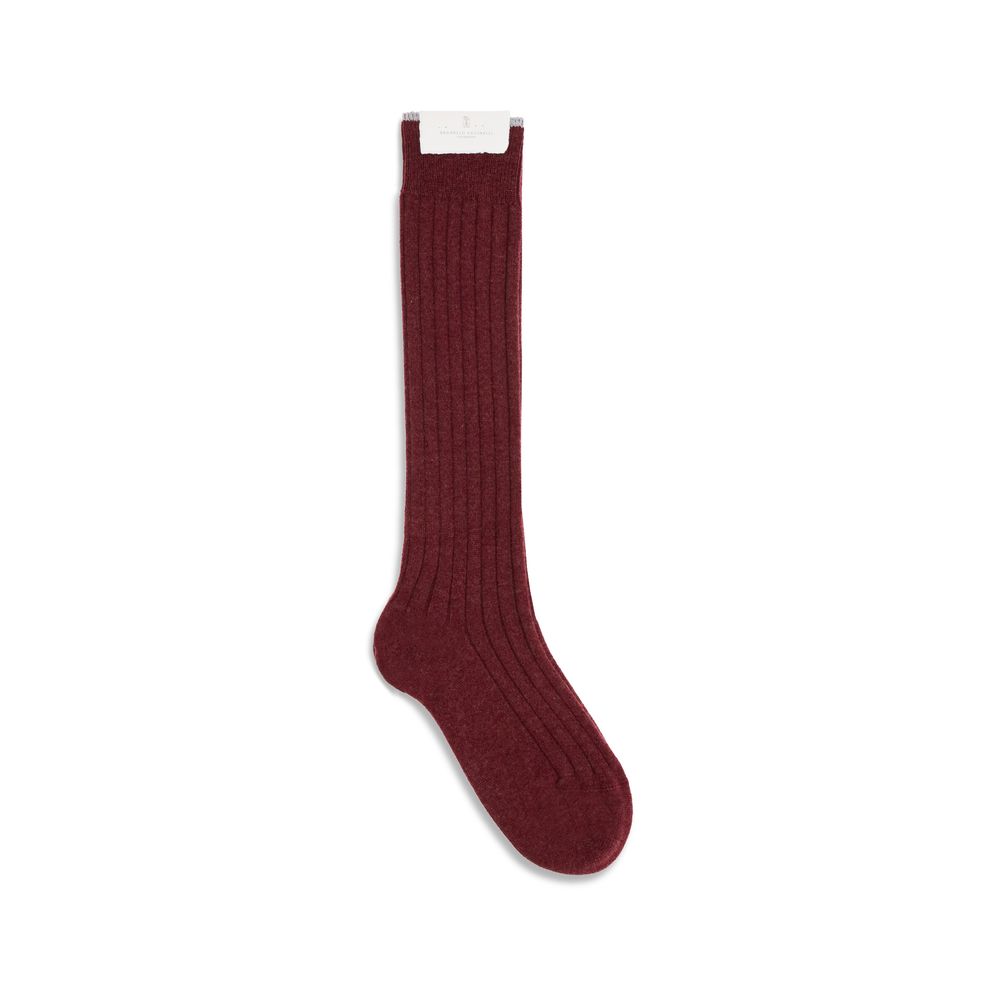 Chaussettes Brunello Cucinelli kaki