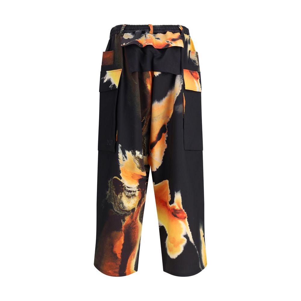 Pantalon cargo Y-3 AOP Sport noir