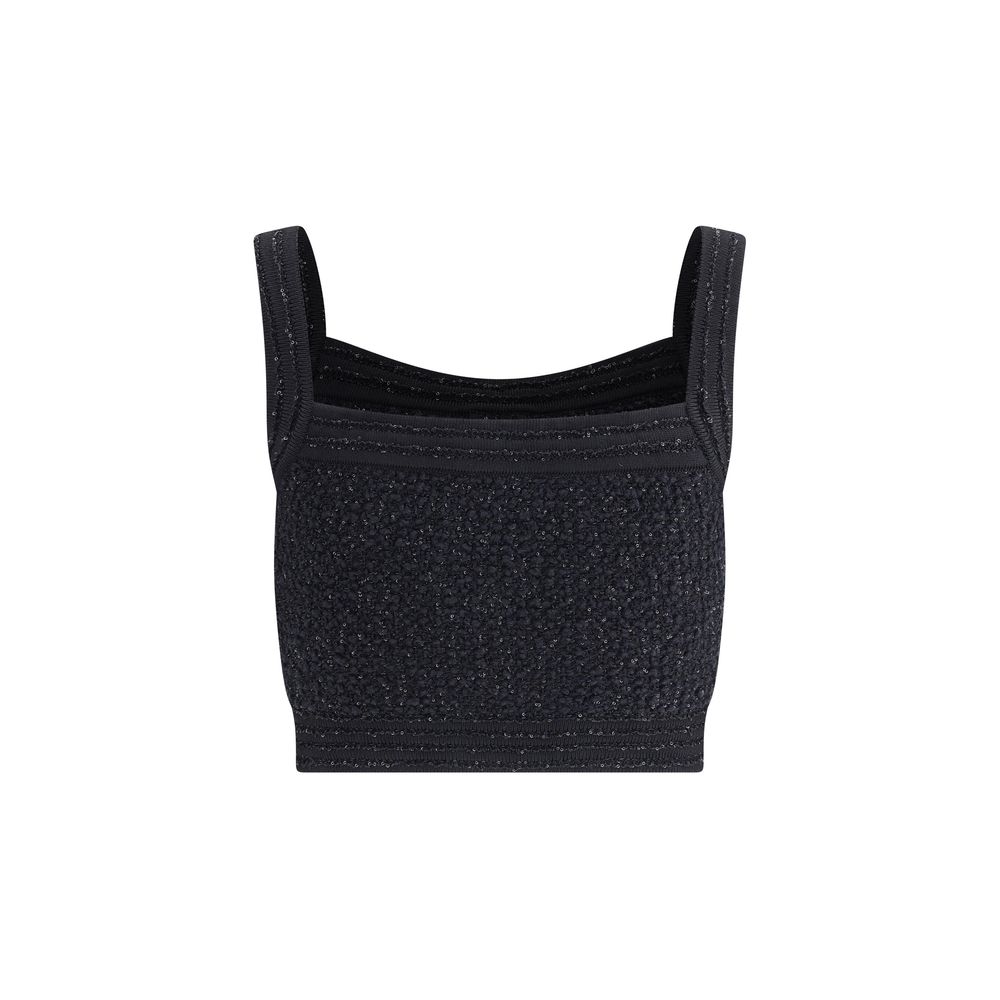 T-shirt Balmain en tweed noir