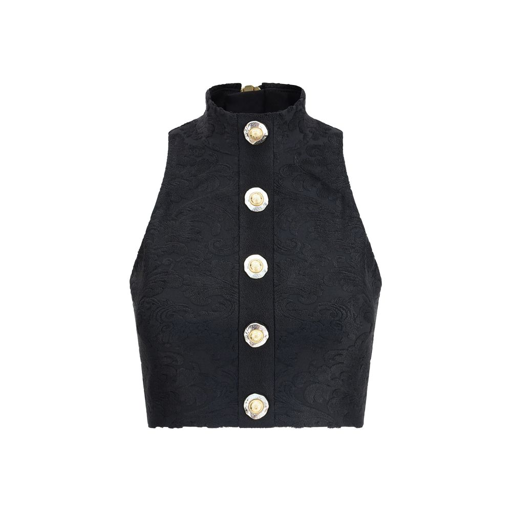 T-shirt Balmain baroque noir