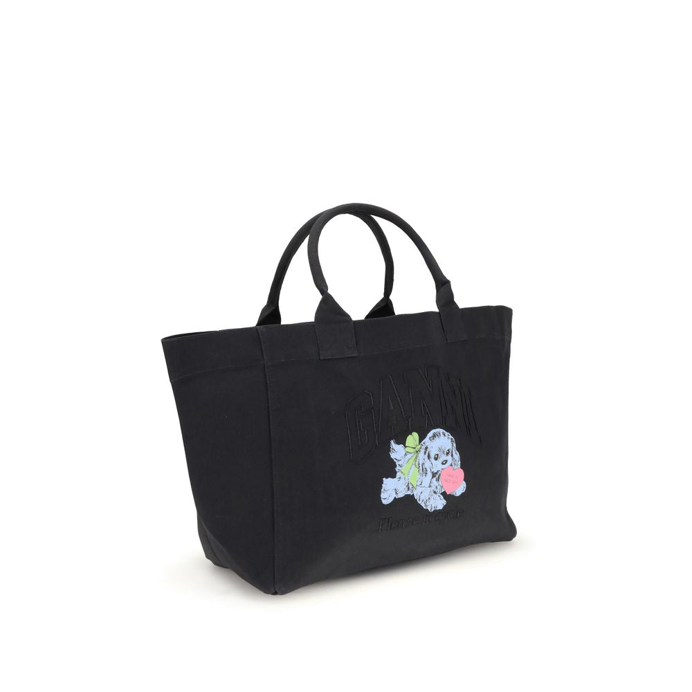 Sac shopper XXL Dog Print multicolore