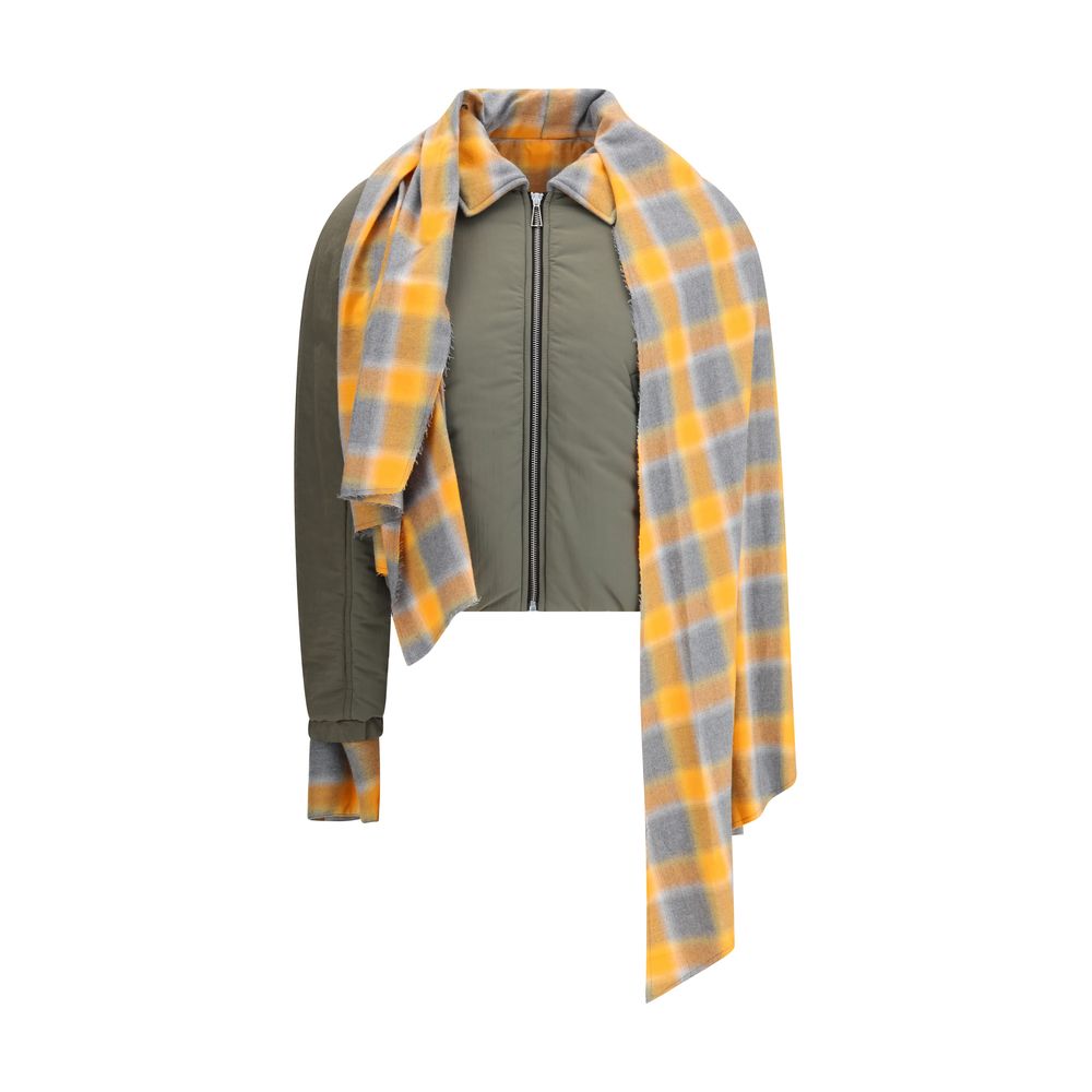 Manteau Marbell Maxi-Puffer à carreaux