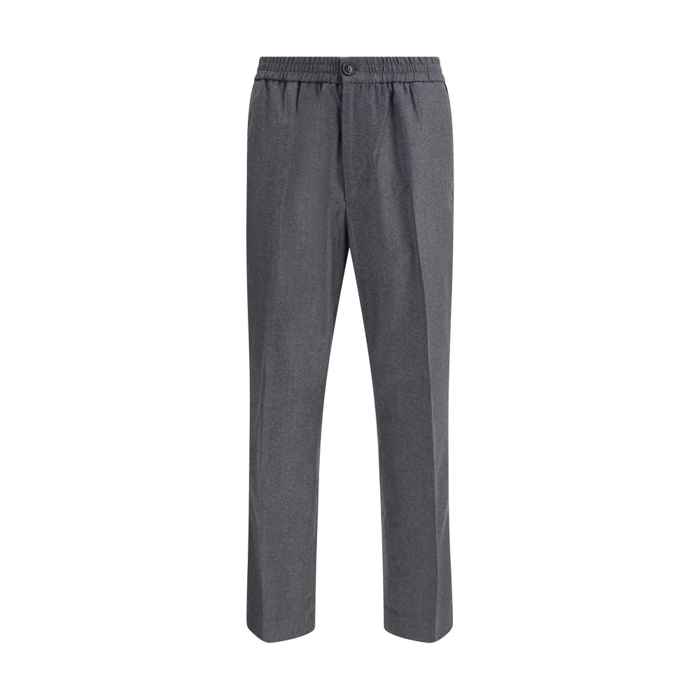 Pantalon Ami Paris en laine gris