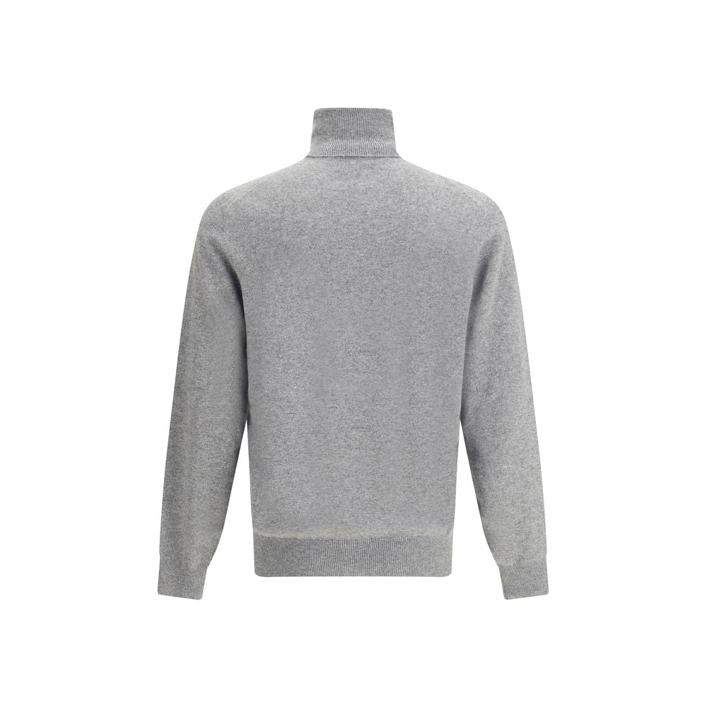 Pull Brunello Cucinelli col roulé noir