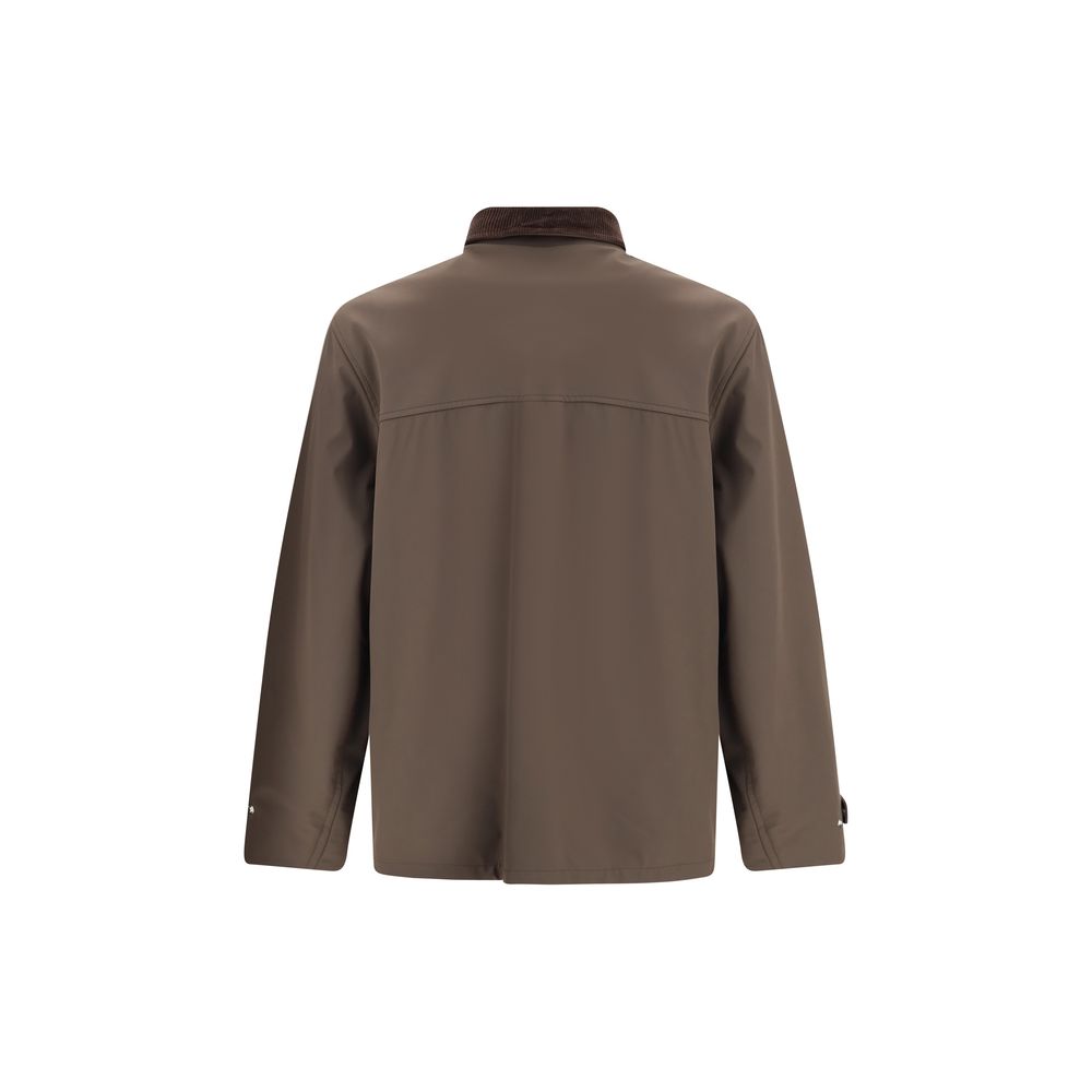 Veste Brunello Cucinelli stretch nylon noire