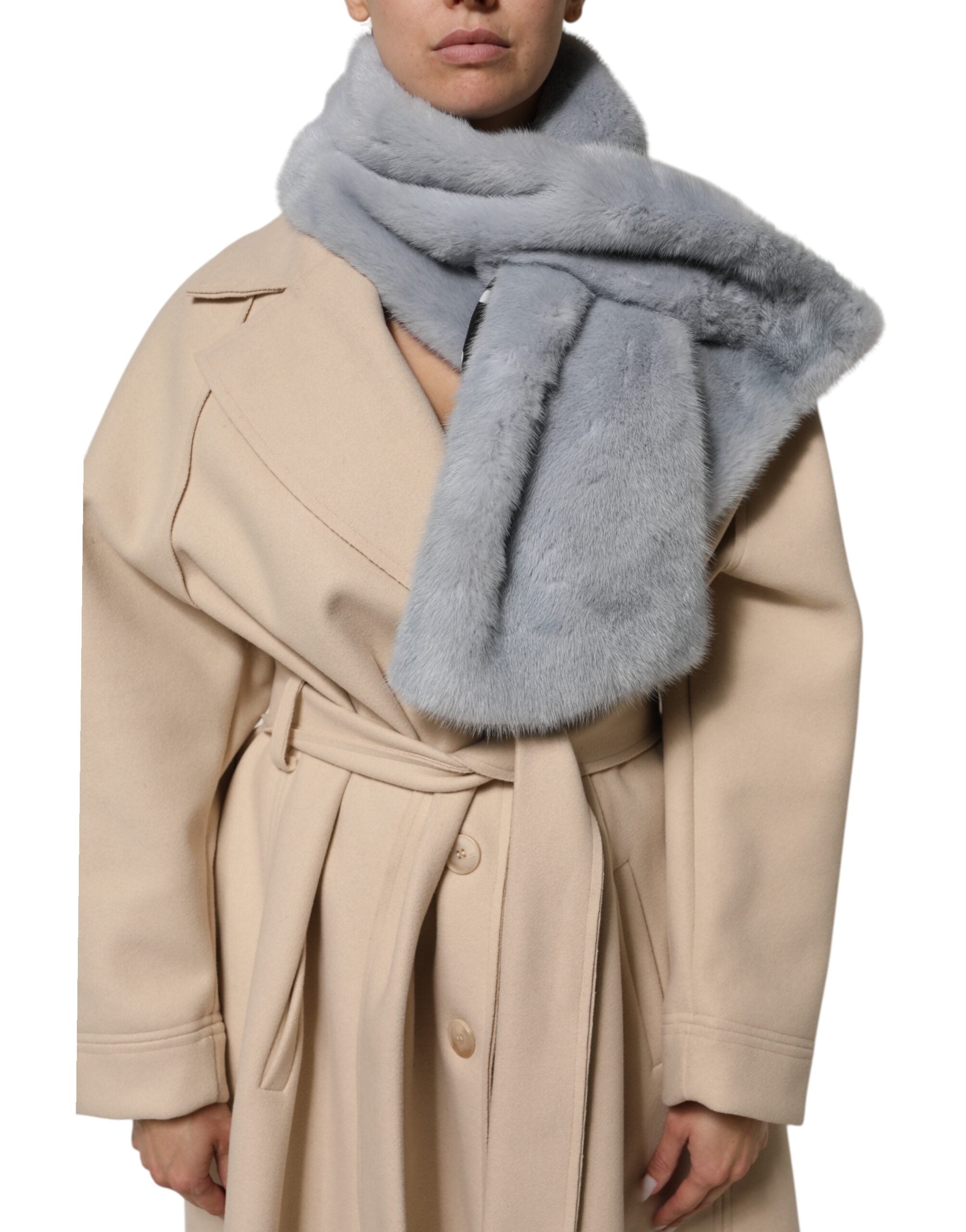 Chauffe-cou Dolce & Gabbana bleu poudre
