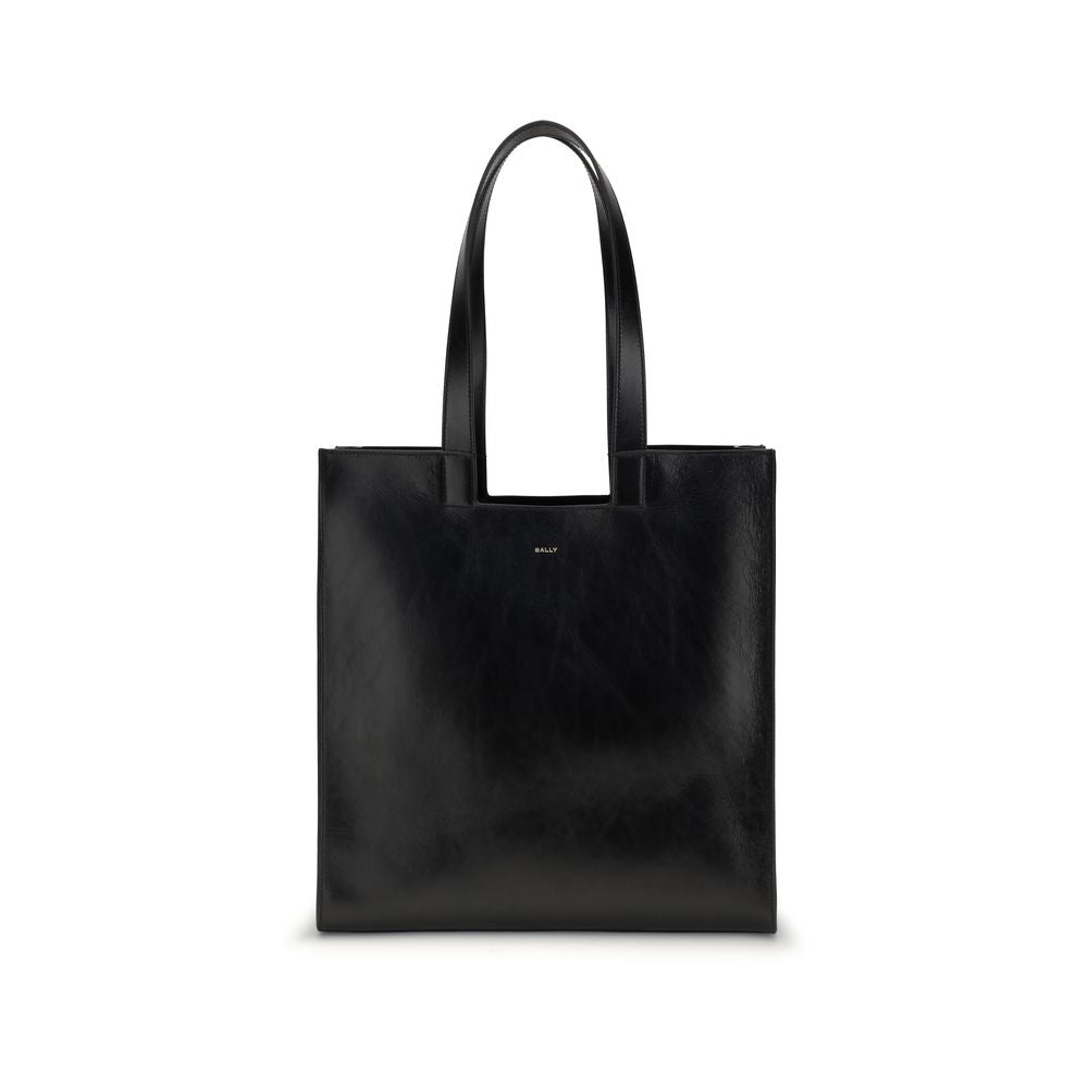 Tote bag Bally en cuir noir