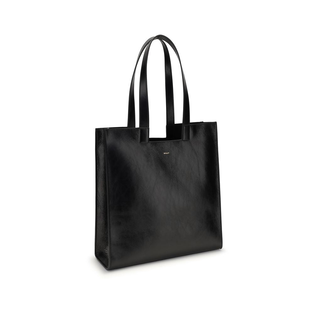 Tote bag Bally en cuir noir