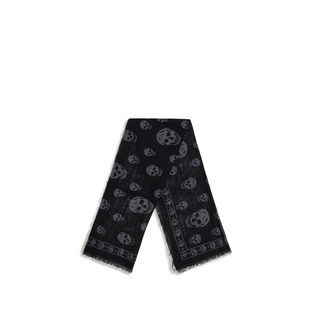 Écharpe Alexander McQueen noire