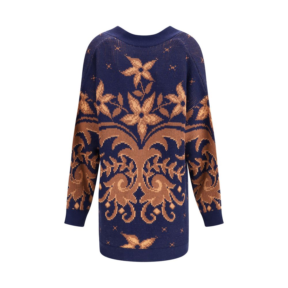 Cardigan Etro à motif floral multicolore