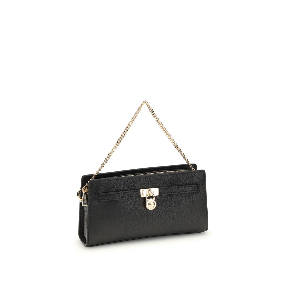 Sac épaule Michael Kors Hamilton cuir noir