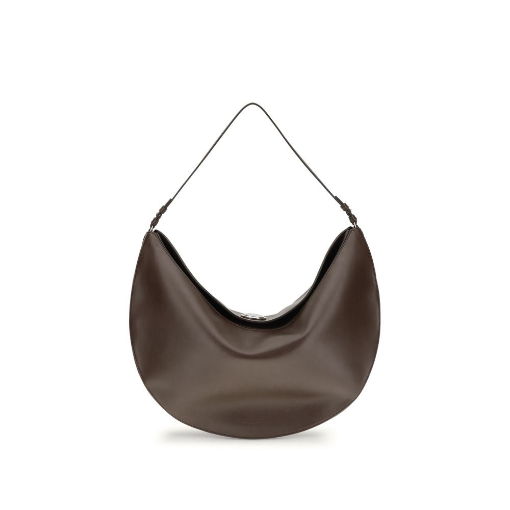 Sac hobo Jacquemus Ovalo en cuir noir