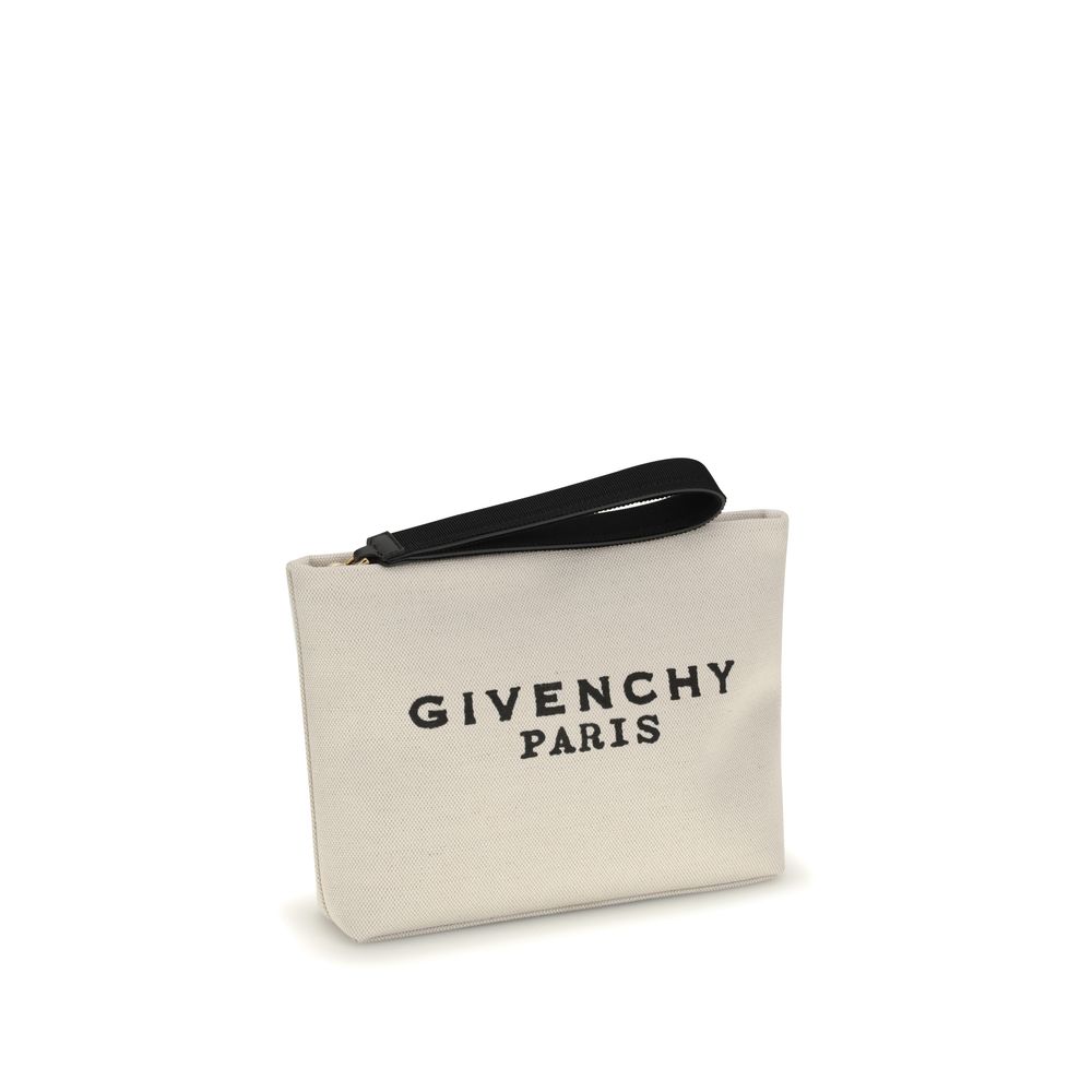 Pochette Givenchy en toile grise