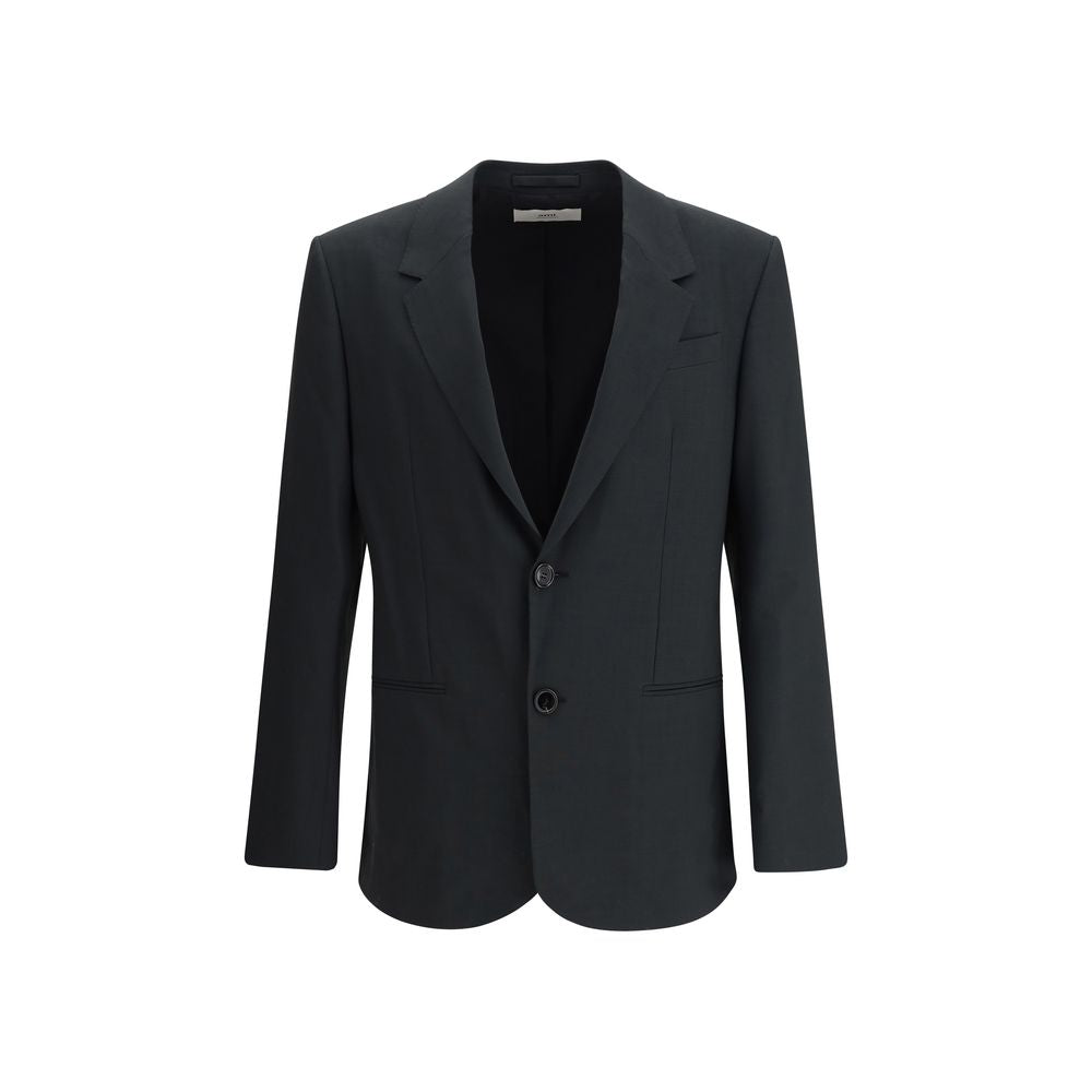 Veste tailleur 2 boutons noire
