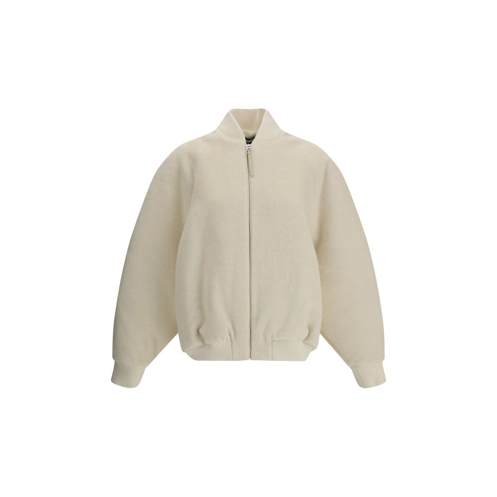 Veste Jacquemus Le Blouson Pilu blanche