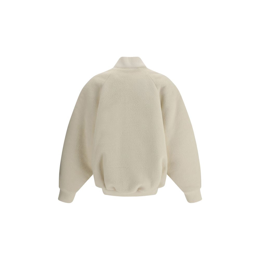 Veste Jacquemus Le Blouson Pilu blanche