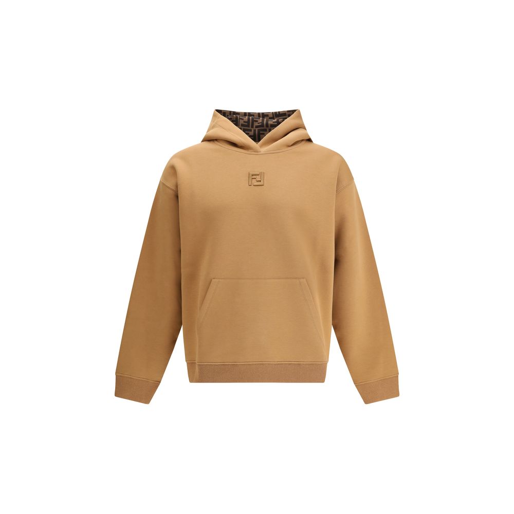 Sweat Fendi en coton beige
