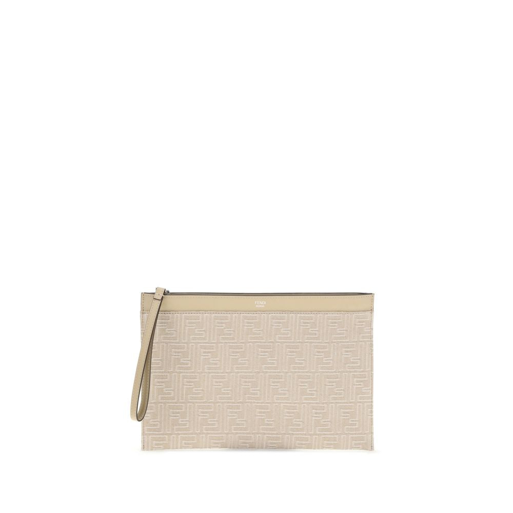 Pochette Fendi denim bleue