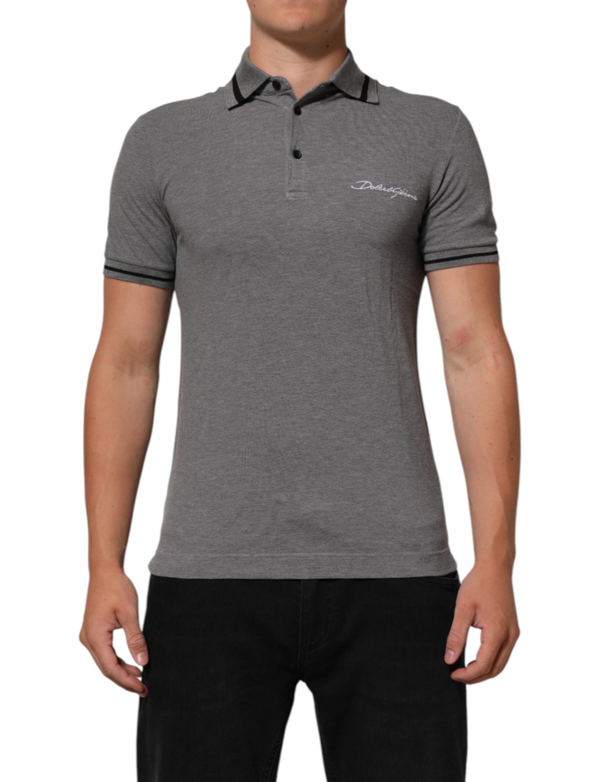 Polo Dolce & Gabbana gris