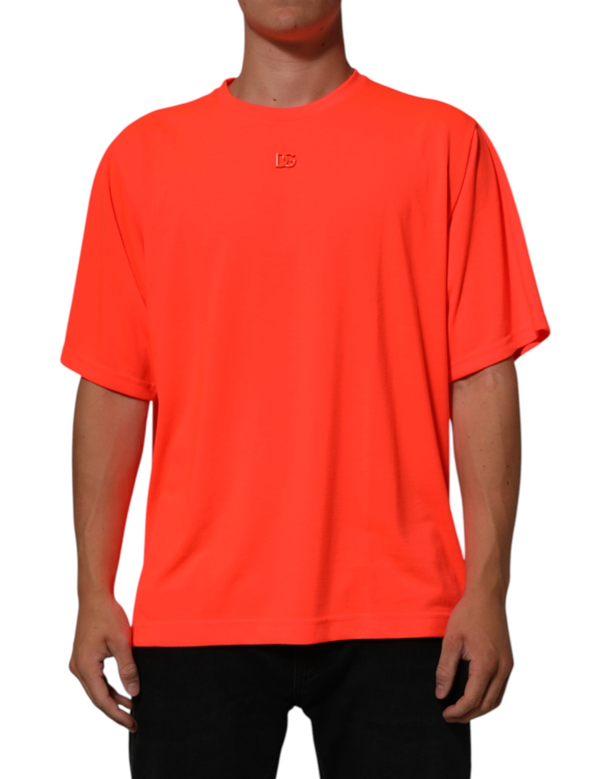 T-shirt Dolce & Gabbana orange fluo