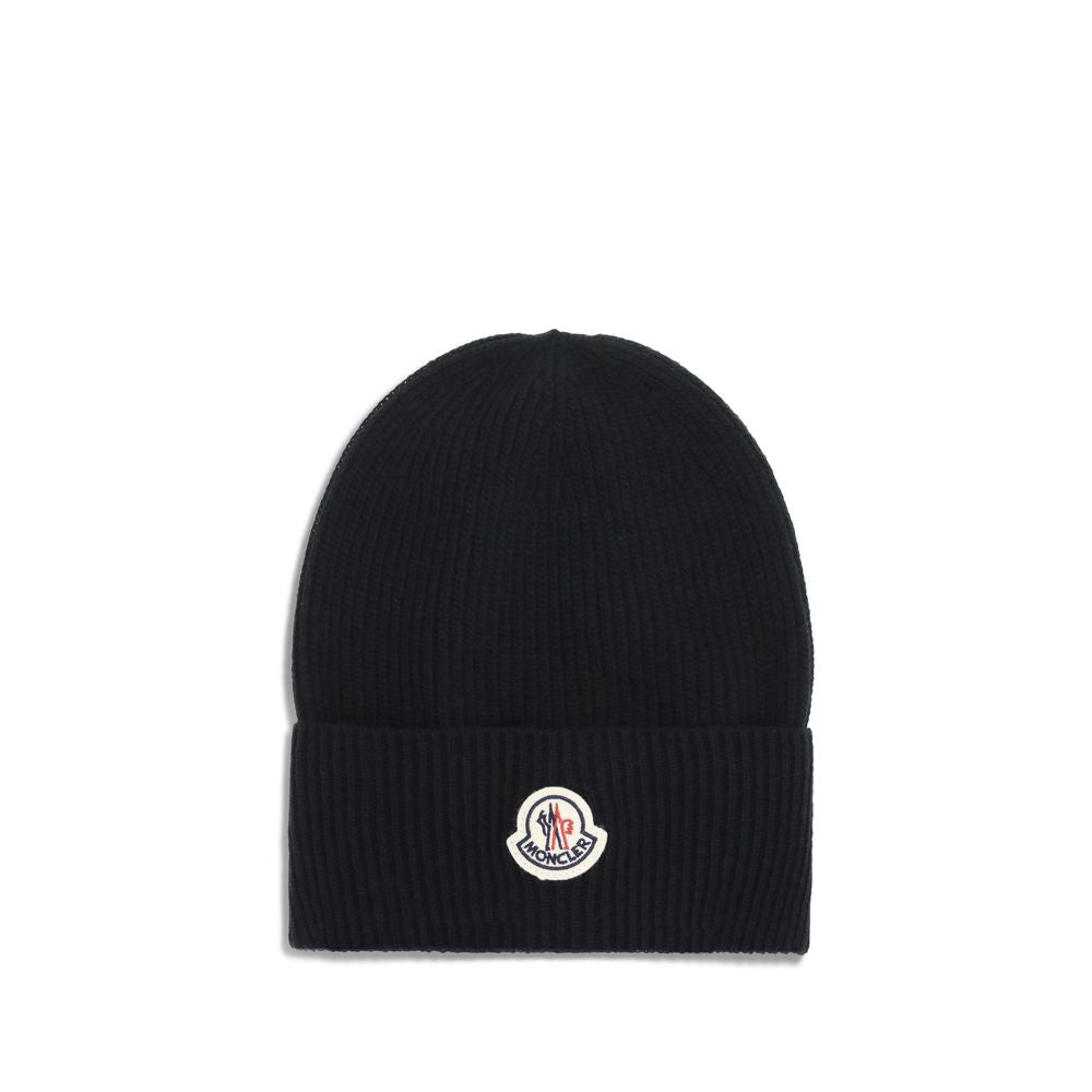 Bonnet Moncler en laine et cachemire gris