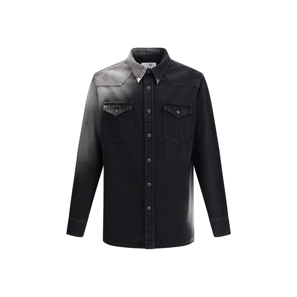 Chemise MM6 Longue Épaules Made in Italy blanche