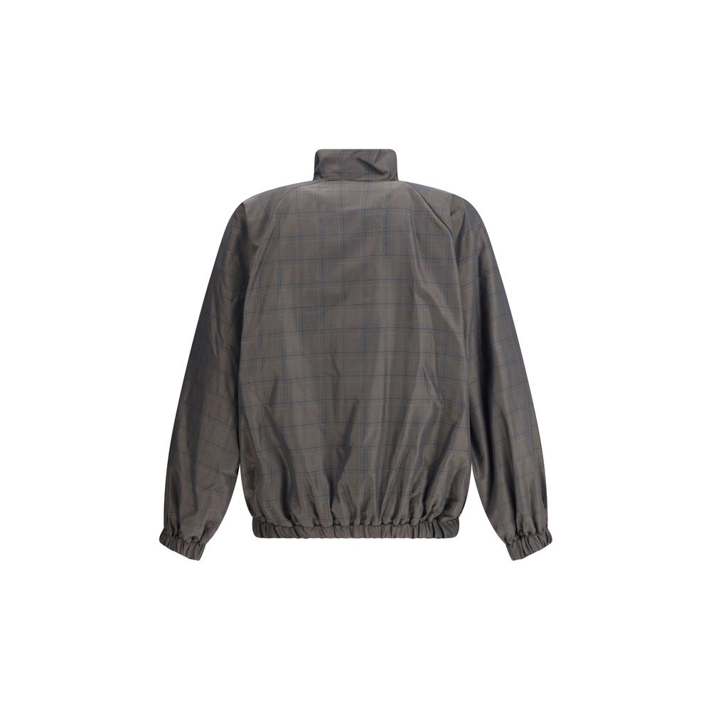 Veste Balenciaga à motif marron et bleu