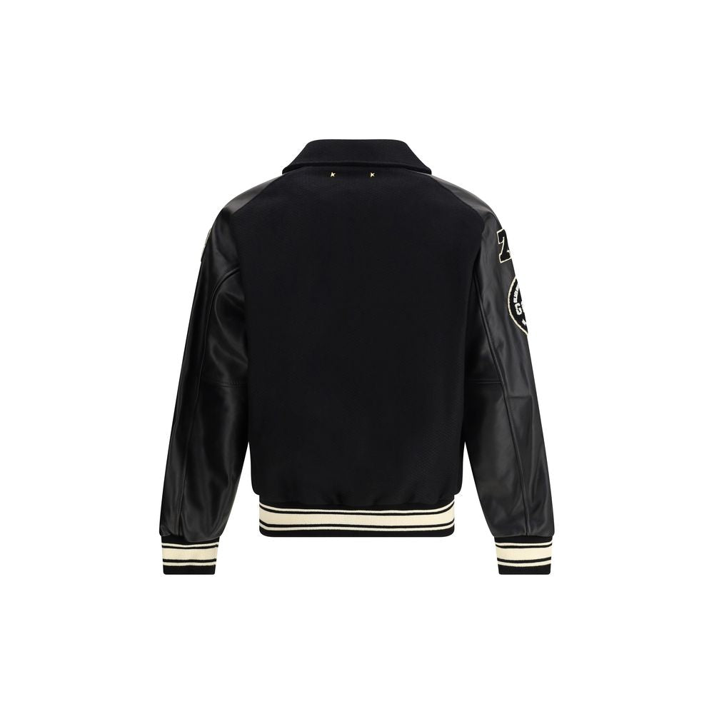 Veste bomber Golden Goose en laine noire