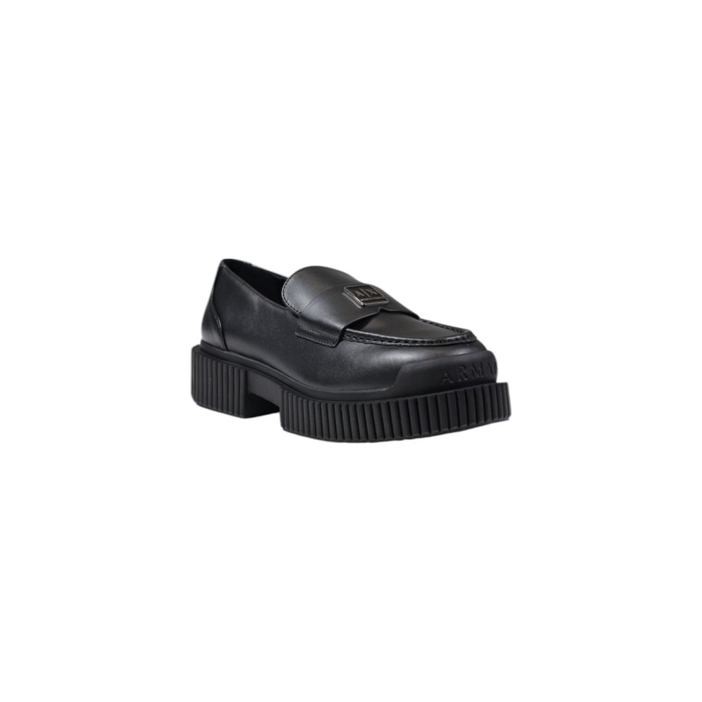 Bottines Armani Exchange en cuir noires