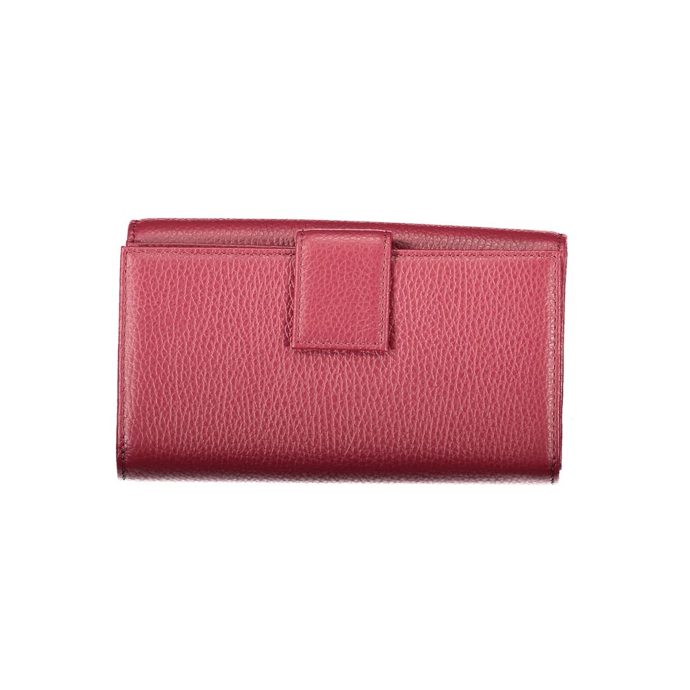 Portefeuille Coccinelle cuir rouge