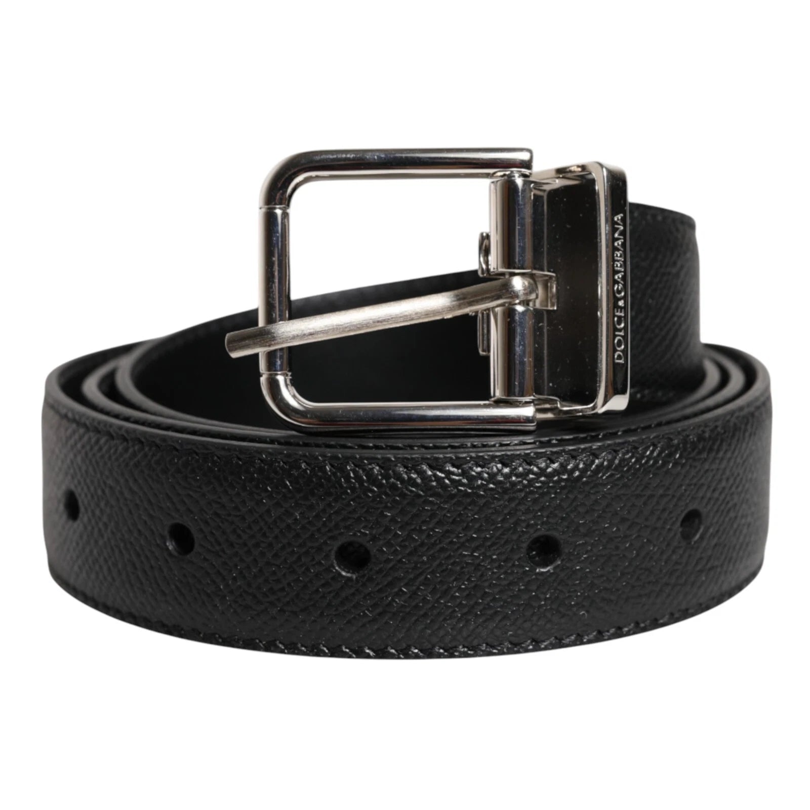 Ceinture Dolce & Gabbana en cuir noire