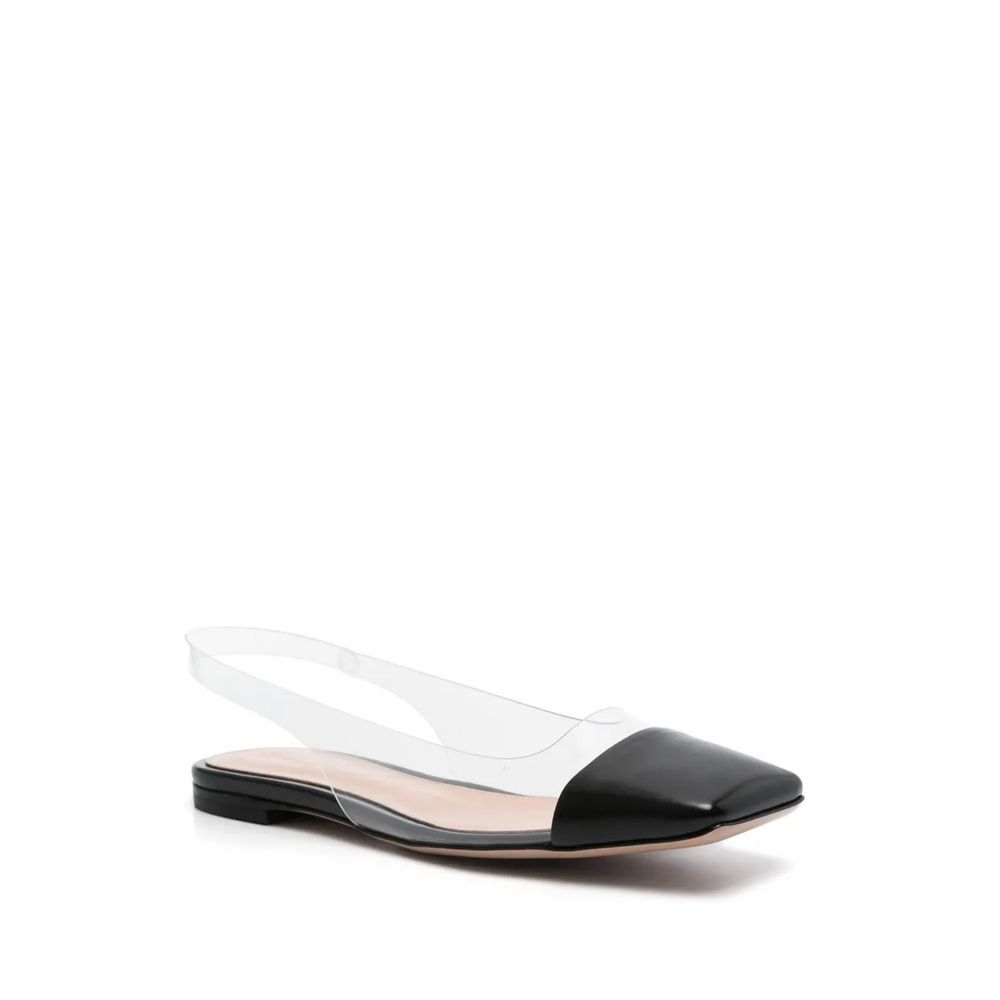 Flats Gianvito Rossi transparents