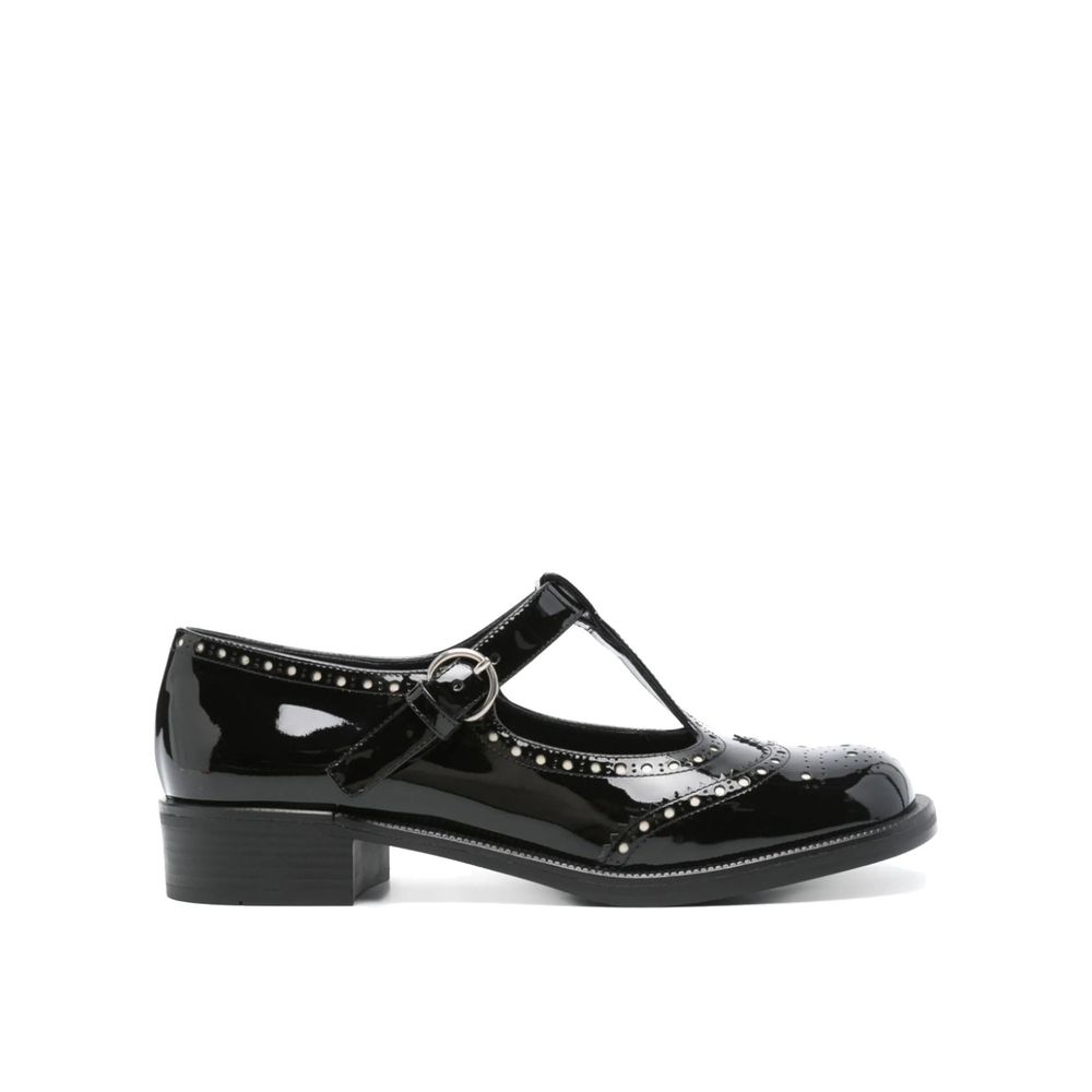 Talons Miu Miu en cuir noirs