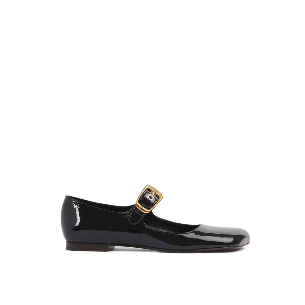 Sandales Chloé Polly en cuir noires
