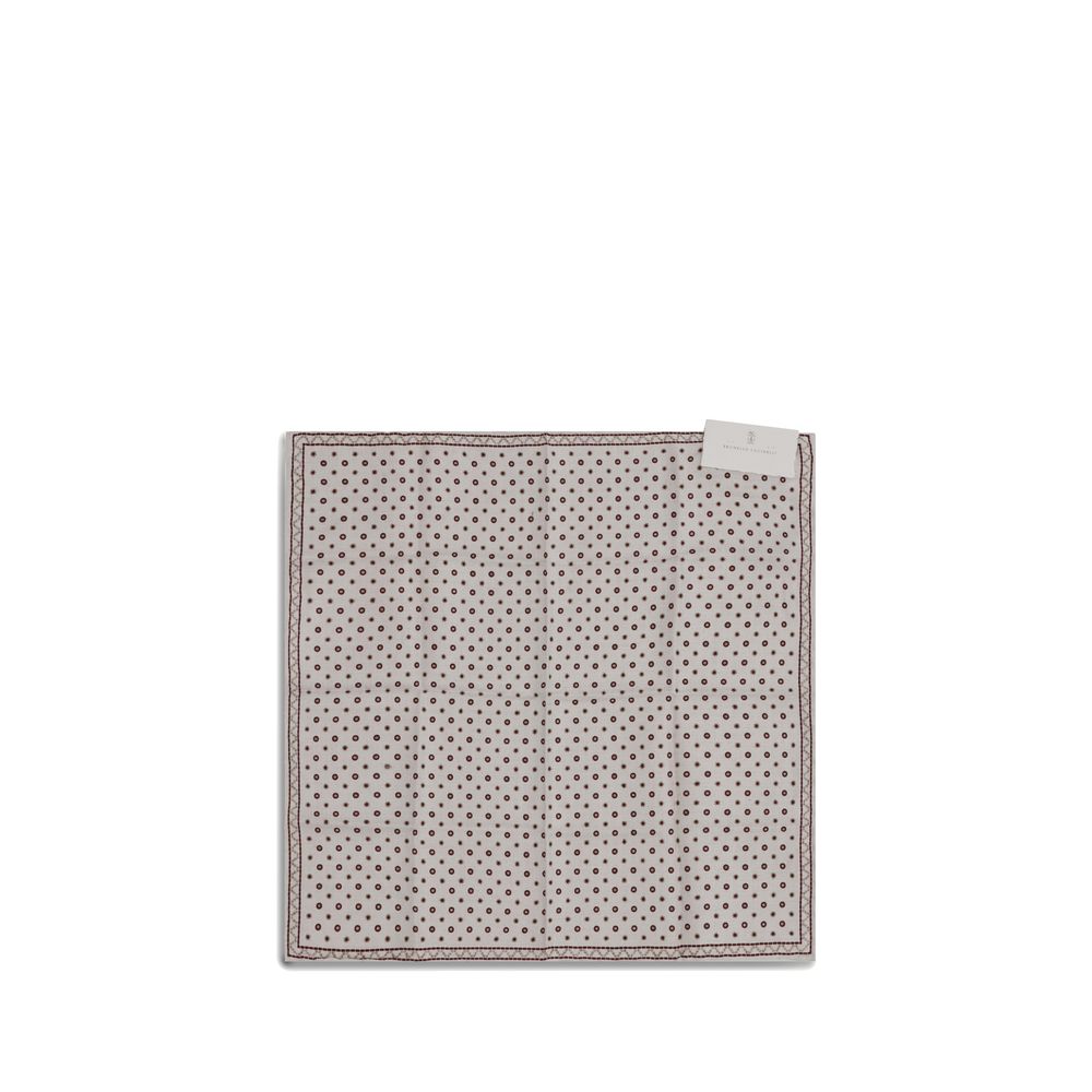 Pochette Brunello Cucinelli à pois noire