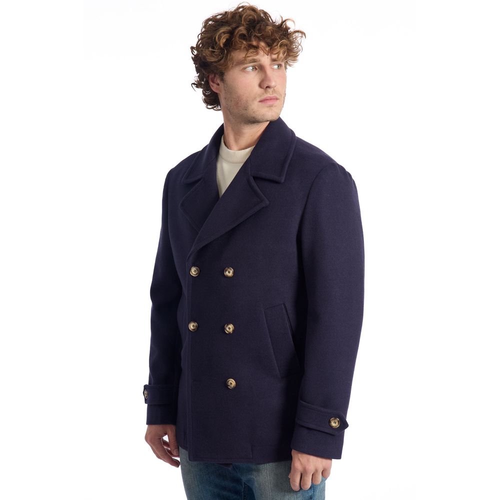 Manteau Roberto Pepe bleu